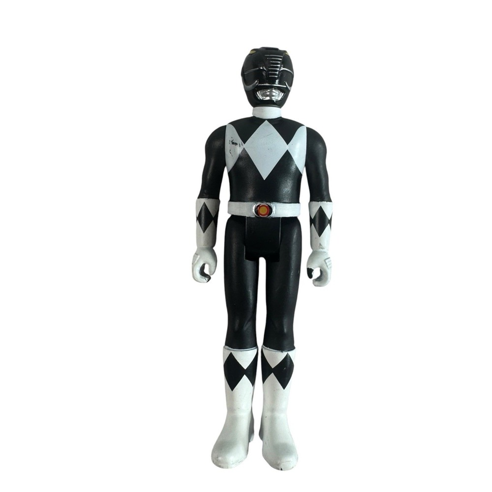 Super7 Power Rangers Black Ranger ReAction Figure 3.75 inch Action Figure